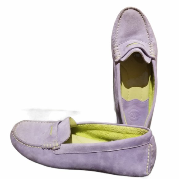 Women's JOHNSTON & MURPHY Lilac Loafers (7/7.5) - Picture 13 of 16